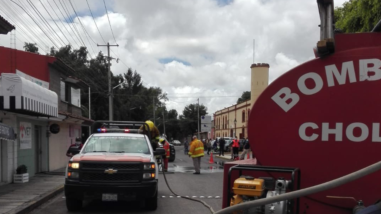 Explotó un Tanque de Gas en una Clínica Veterinaria de Cholula 