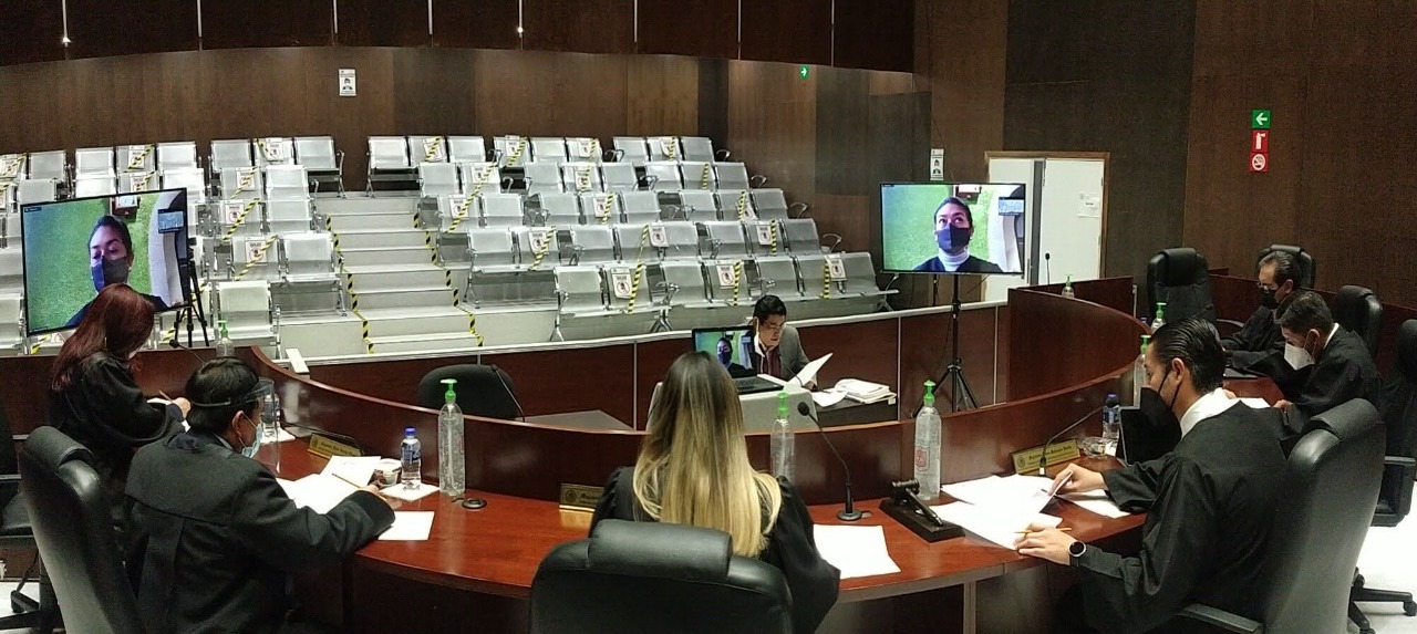 Pleno del TSJE sesiona en modalidad presencial mixta