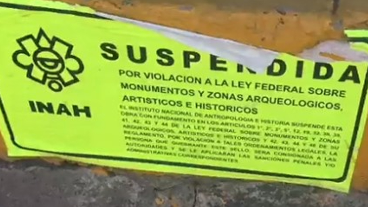 El INAH suspendió las obras efectuadas en el Parque Municipal de Cuautlancingo 