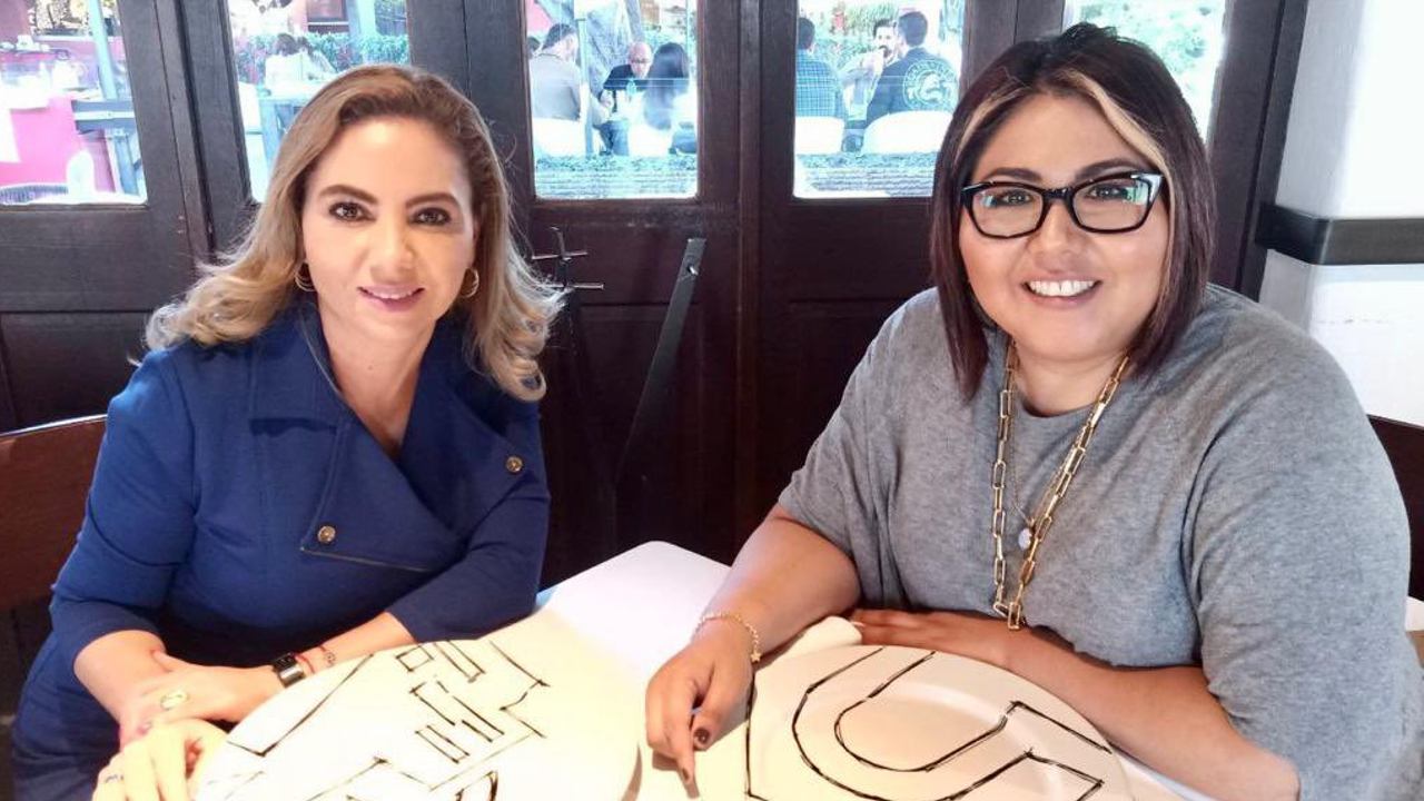 Paola Angón mantuvo una reunión con la dirigente estatal del PAN Genoveva Huerta