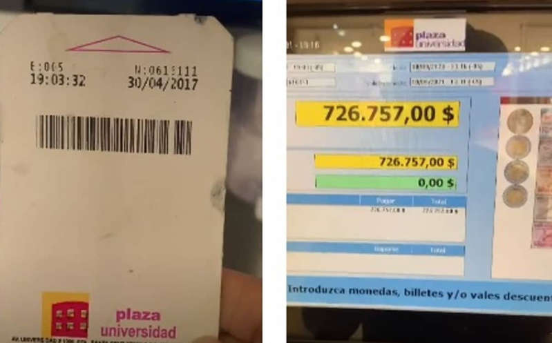 ¿¡Que!?: Usuario intenta pagar boleto de estacionamiento del 2017, resultado se vuelve viral (Video)