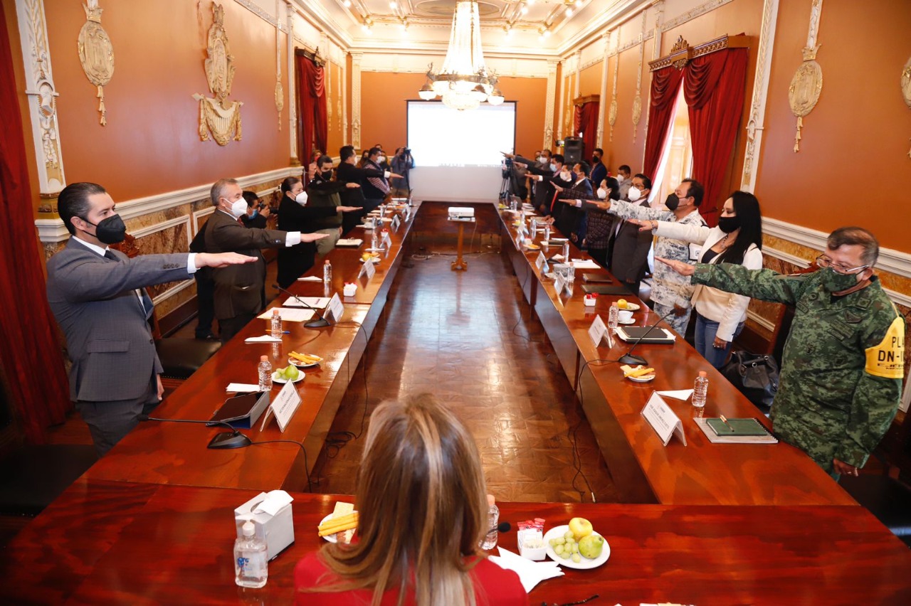 Lorena Cuéllar instaló el consejo estatal de seguridad