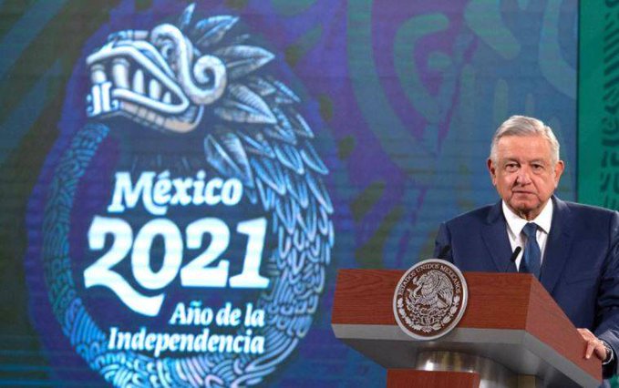 AMLO conmemora 200 años de la Independencia de México