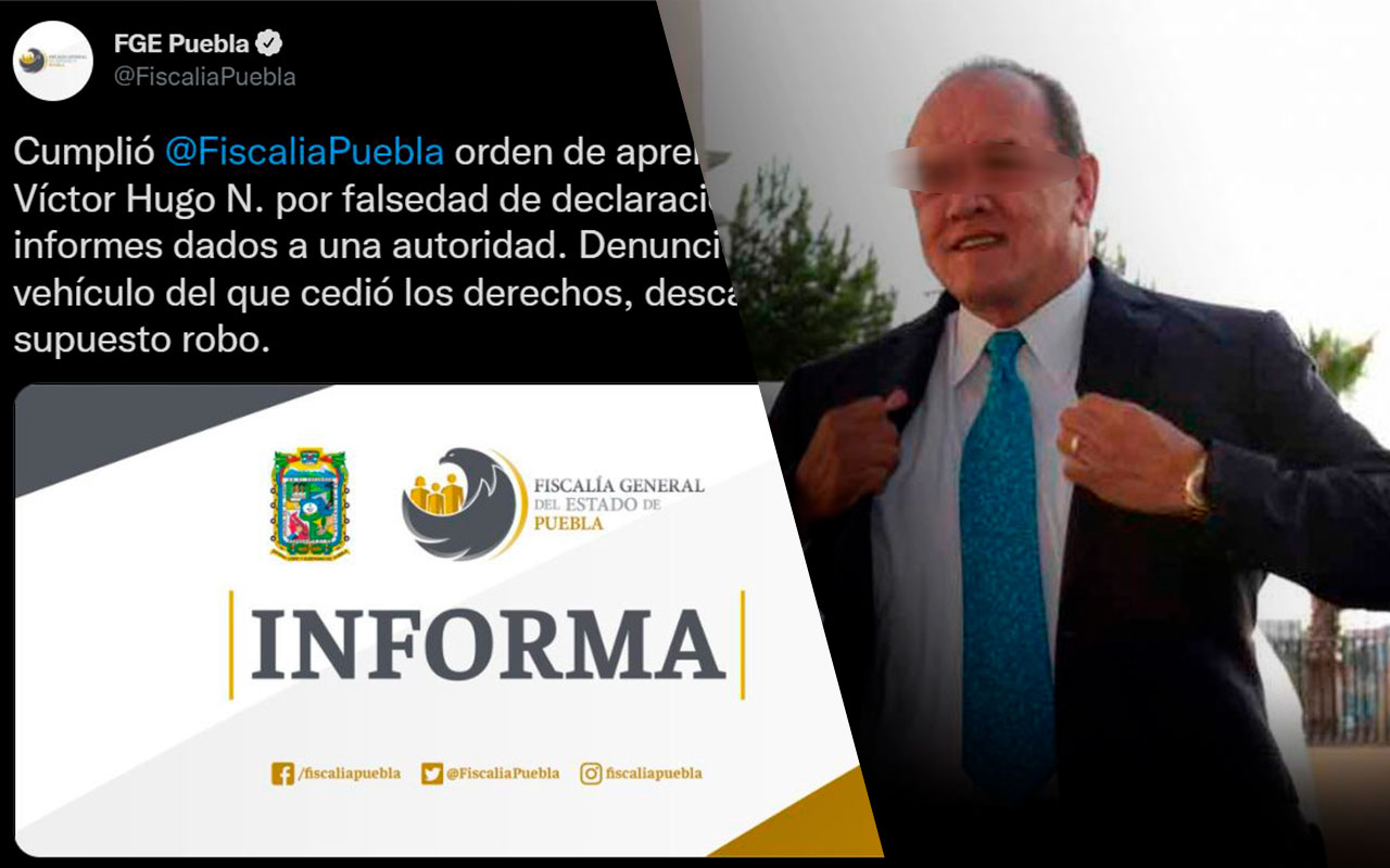 Ex director general del Cobaep y ex diputado por Cholula es detenido por malversación en Puebla