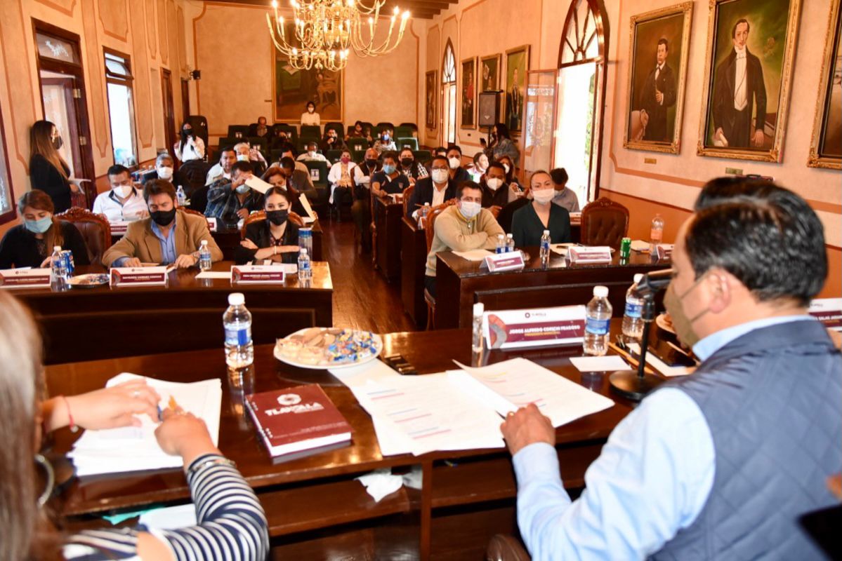 Ayuntamiento de Tlaxcala aprueba por unanimidad presupuesto de ingresos 2022