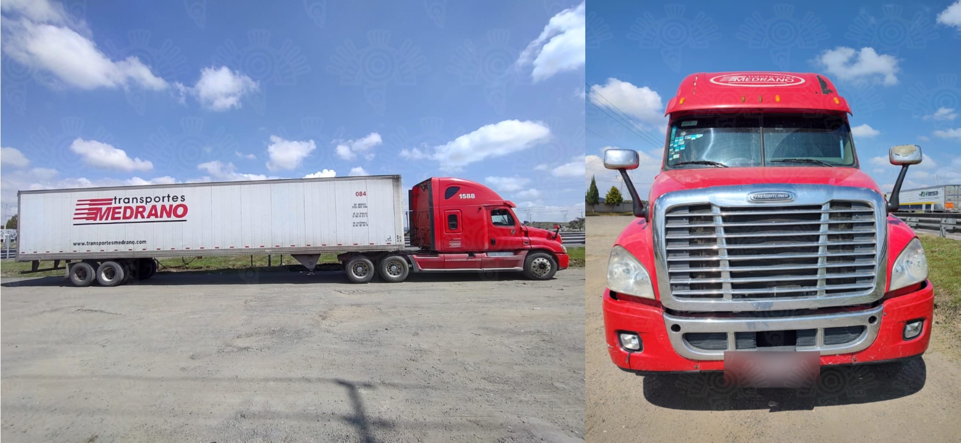 Tractocamión con reporte de robo en la autopista Puebla – Orizaba es recuperado por estatales