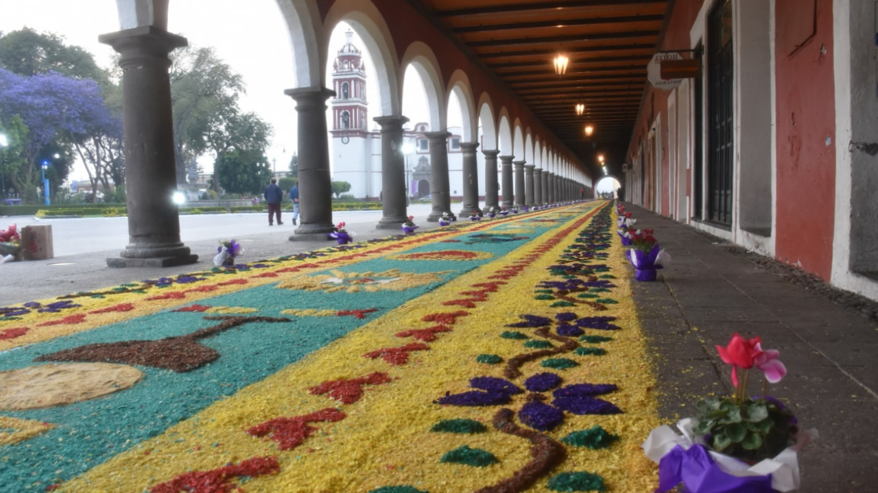 De manera exitosa se realizaron las actividades de “Viernes Santo” en San Pedro Cholula 