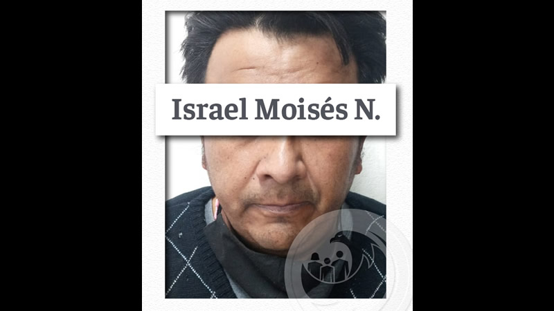 Israel Moisés N. es enviado a prisión por violación de su sobrina de 15 años en la colonia Guadalupe Hidalgo