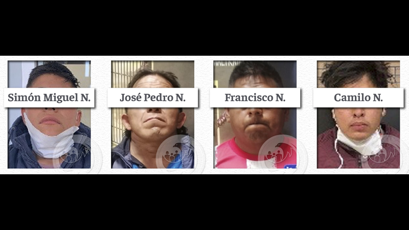 Envían a prisión a cuatro delincuentes por diversos robos a transporte publico en la ciudad