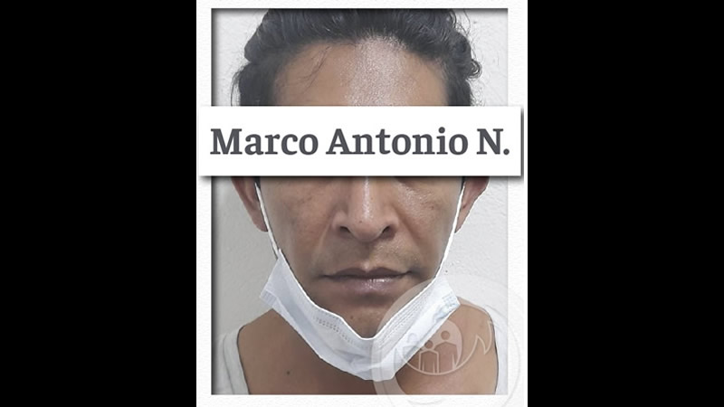 Marco Antonio N. es enviado a prisión por violencia familiar y por violar a su hija en Mayorazgo