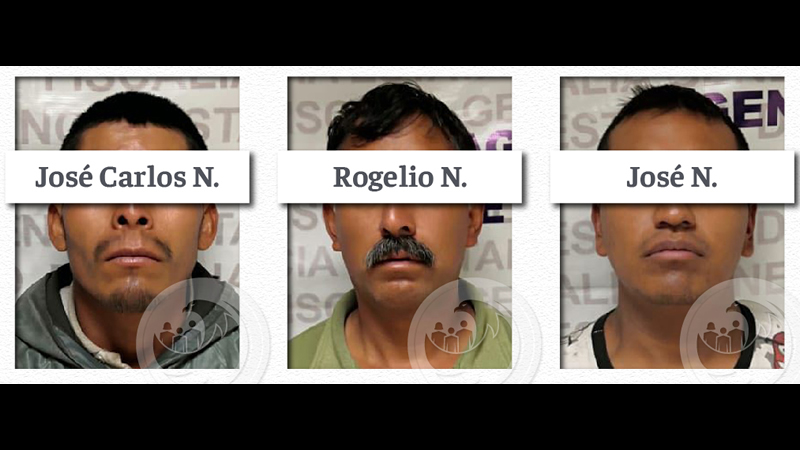 Rogelio N., José N. y José Carlos N. son sentenciados a 6 años de prisión por robo en Zacatlán