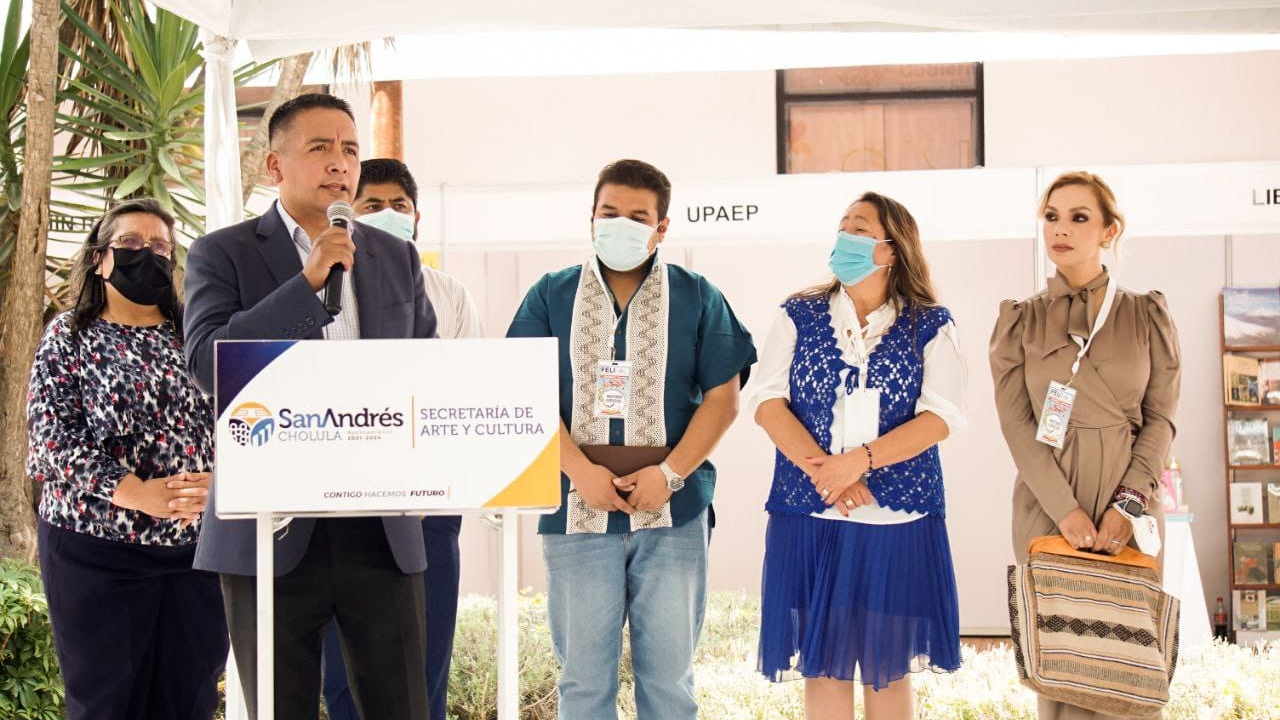 En San Andrés Cholula se inauguró el Tercer Festival del Libro