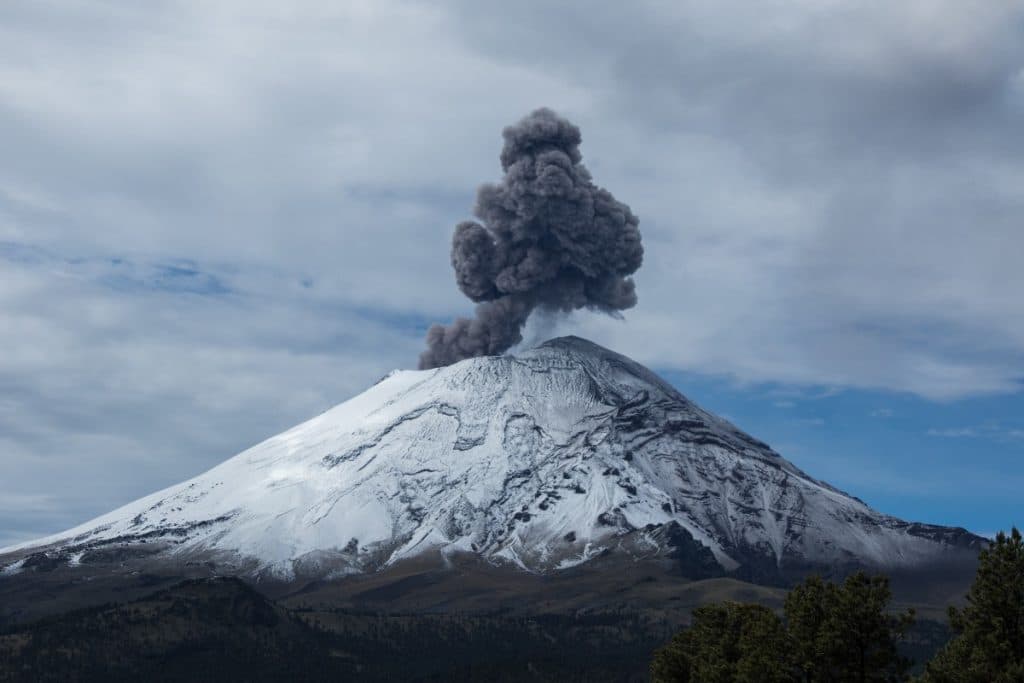 Actividad Volcánica: Popocatépetl emite siete exhalaciones y 29 min. de tremor 