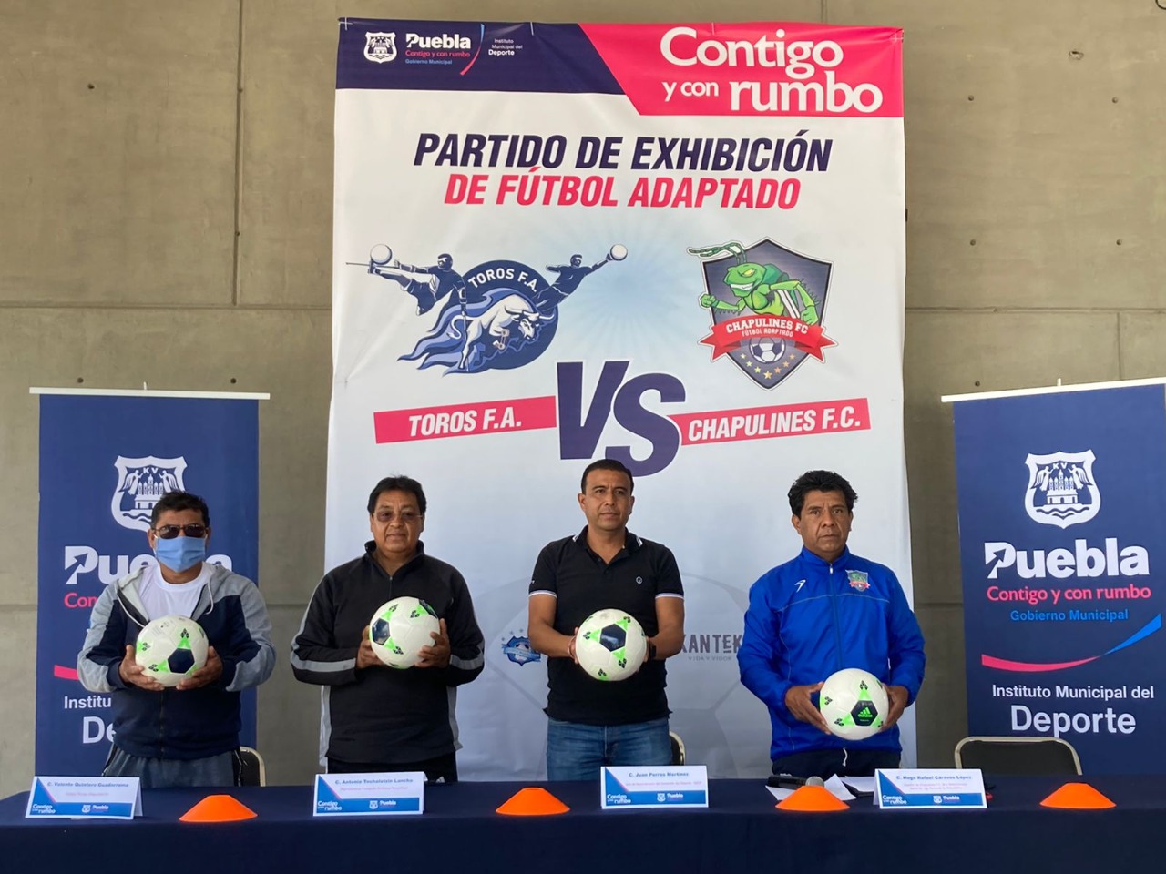 Invita el Instituto Municipal del Deporte a exhibición de futbol de amputados 