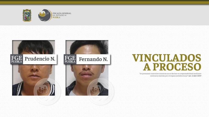 Sujetos son enviados a prisión por disparar a un niño, y después asesinar a un adulto en Zinacatepec