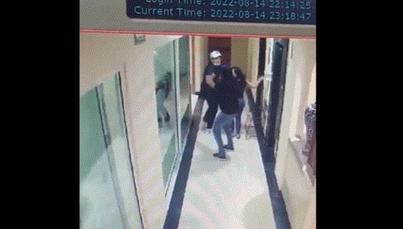 Asaltan a huésped en el interior del Hotel Villa Florida de Angelópolis; nadie hizo nada por detener al responsable