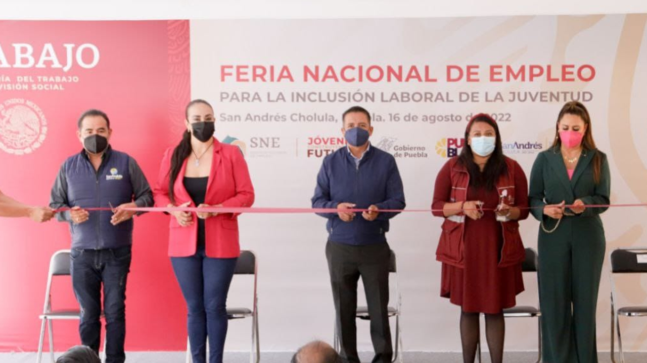San Andrés Cholula celebró la Feria Nacional de Empleo para la Inclusión Laboral de la Juventud
