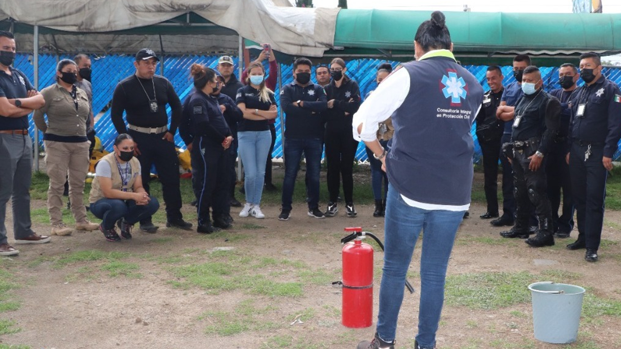 Elementos de Seguridad de San pedro Cholula fueron capacitados en materia de Primeros Auxilios