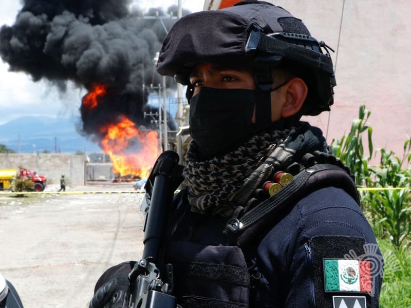 Trabajadores de Pemex no lograron contener la fuga de gas que provoco explosión en Amozoc