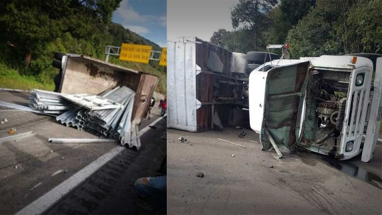 Accidente vehicular deja tres muertos y lesionados en autopista en Acatzingo 