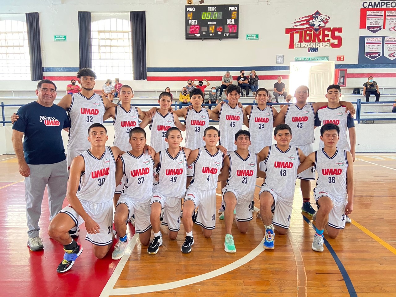 Convocan a pruebas de basquetbol para integrarse a Tigres Blancos de la UMAD 