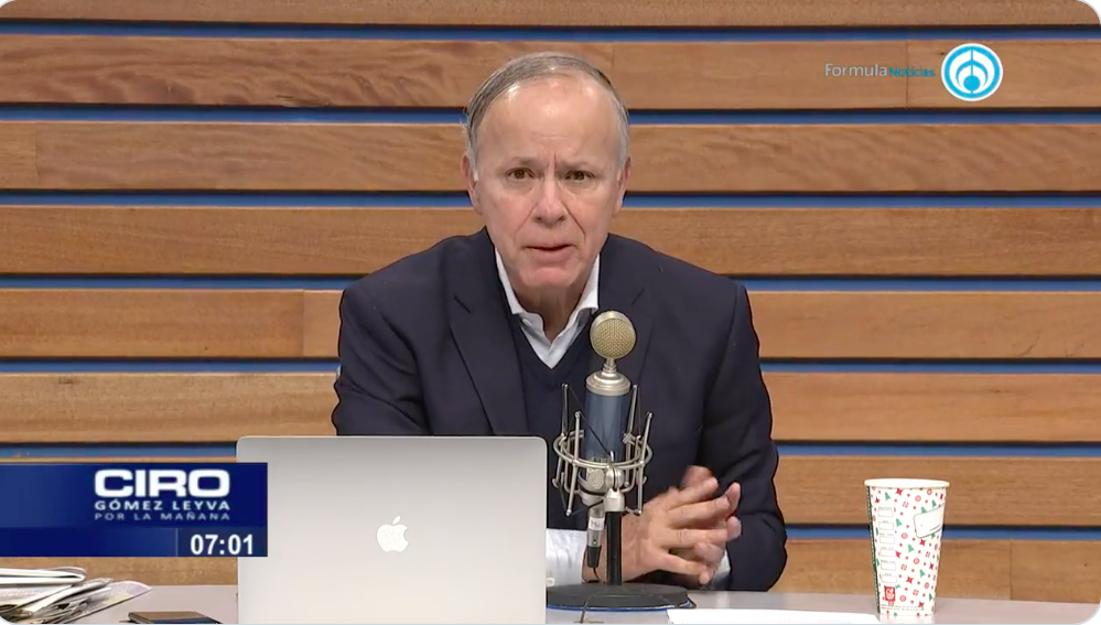 “Alguien me quiso matar anoche”: el periodista Ciro Gómez Leyva denuncia intento de asesinato