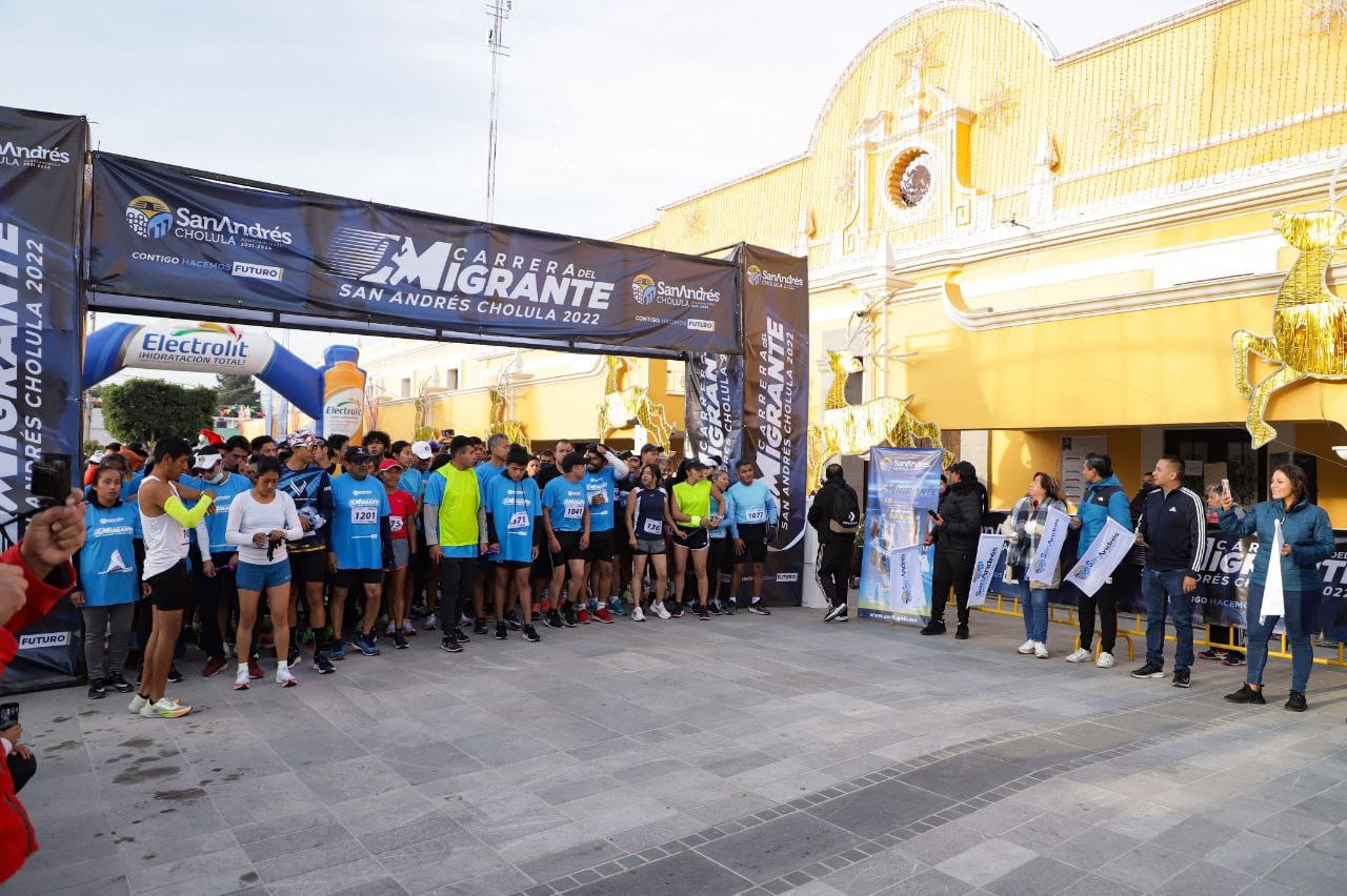 Ayuntamiento realiza con éxito la “Carrera del Migrante San Andrés Cholula 2022”