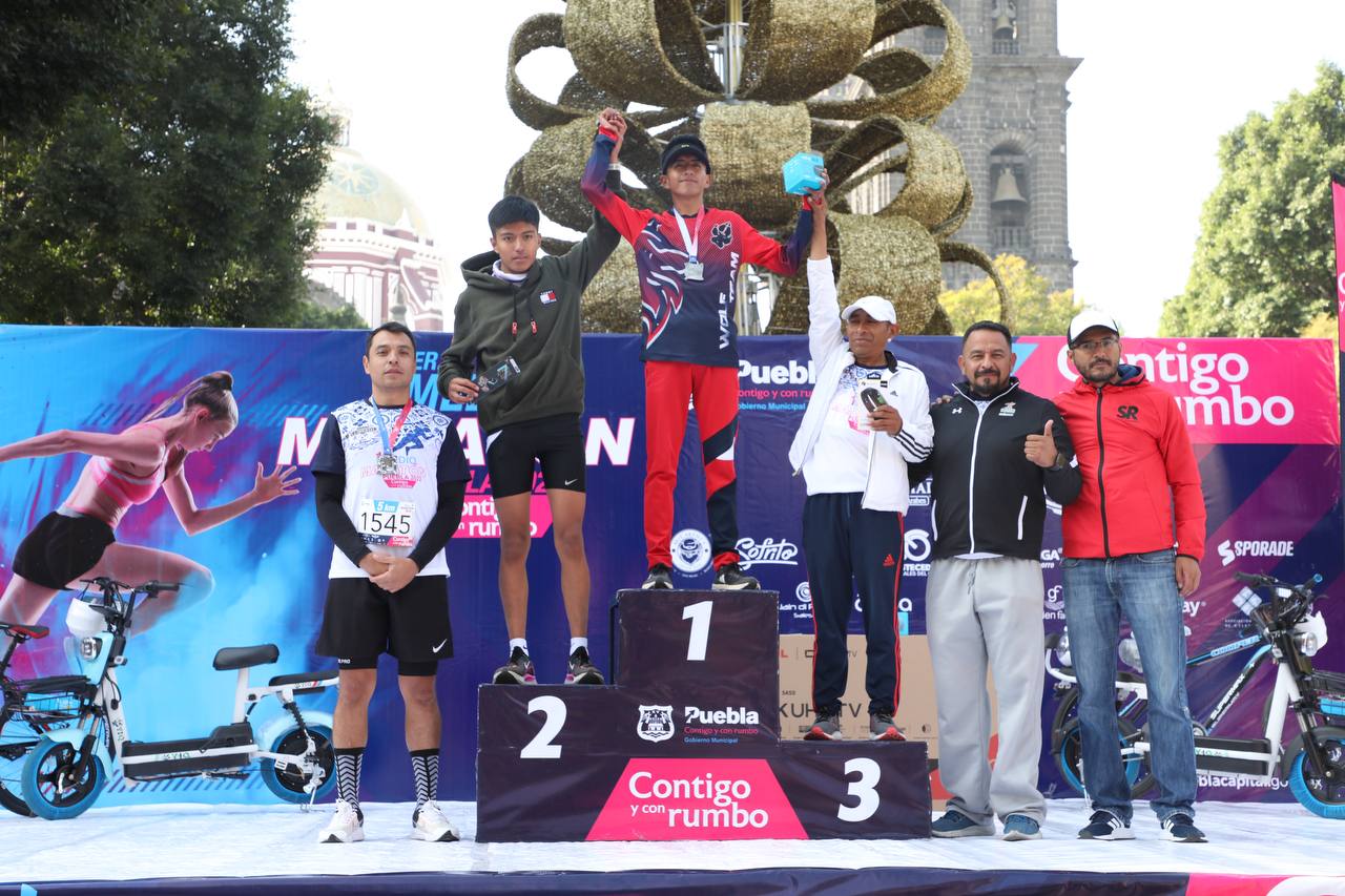 Con éxito se llevó a cabo el primer Medio Maratón de Puebla 