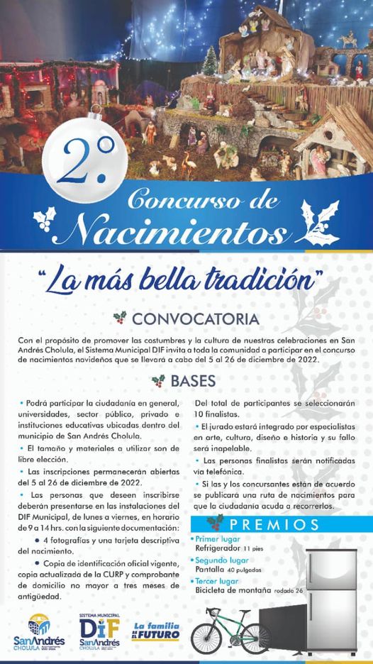 San Andrés Cholula revive y vive la navidad con “La Más Bella Tradición”