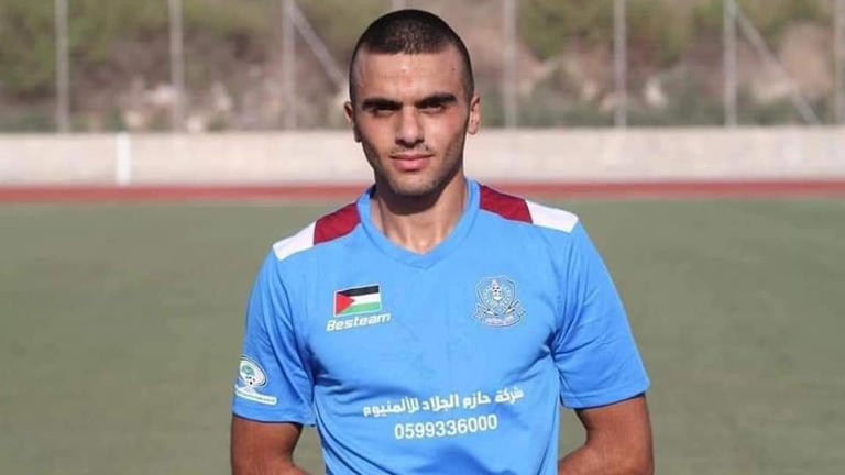 El ejército israelí mató a Ahmed AtefDaragmah, futbolista de 23 años de Palestina