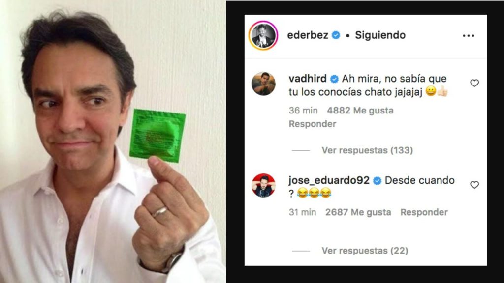Eugenio Derbéz realiza comercial de preservativos y sus hijos no dudan en burlarse de él