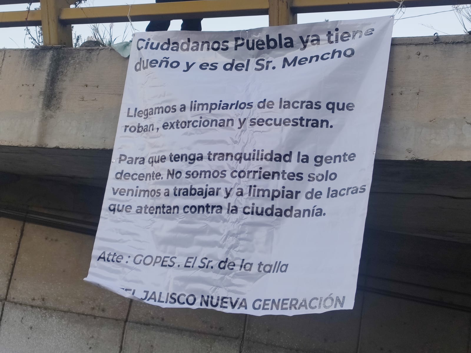 Aparición de supuestas narco mantas en zona metropolitana hay que tomarlo con reserva: Fernández Martínez