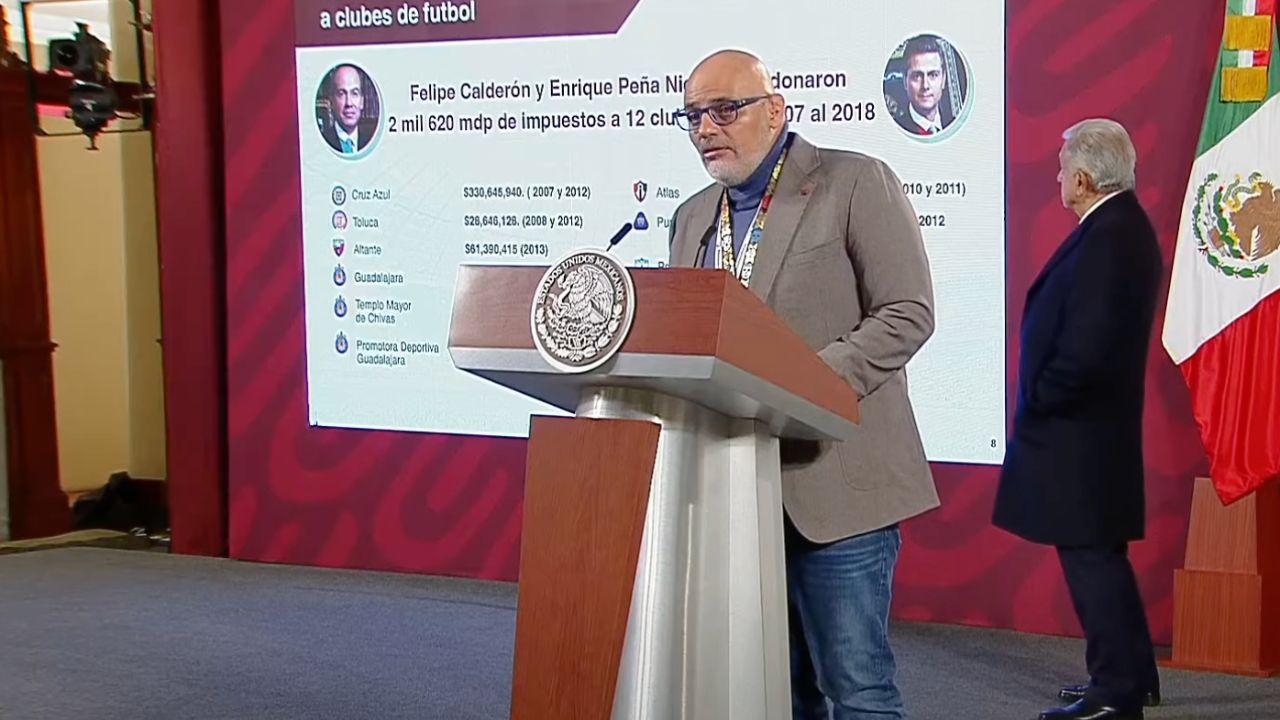 Exhiben casos de corrupción  dentro de la Liga MX en la mañanera de AMLO 
