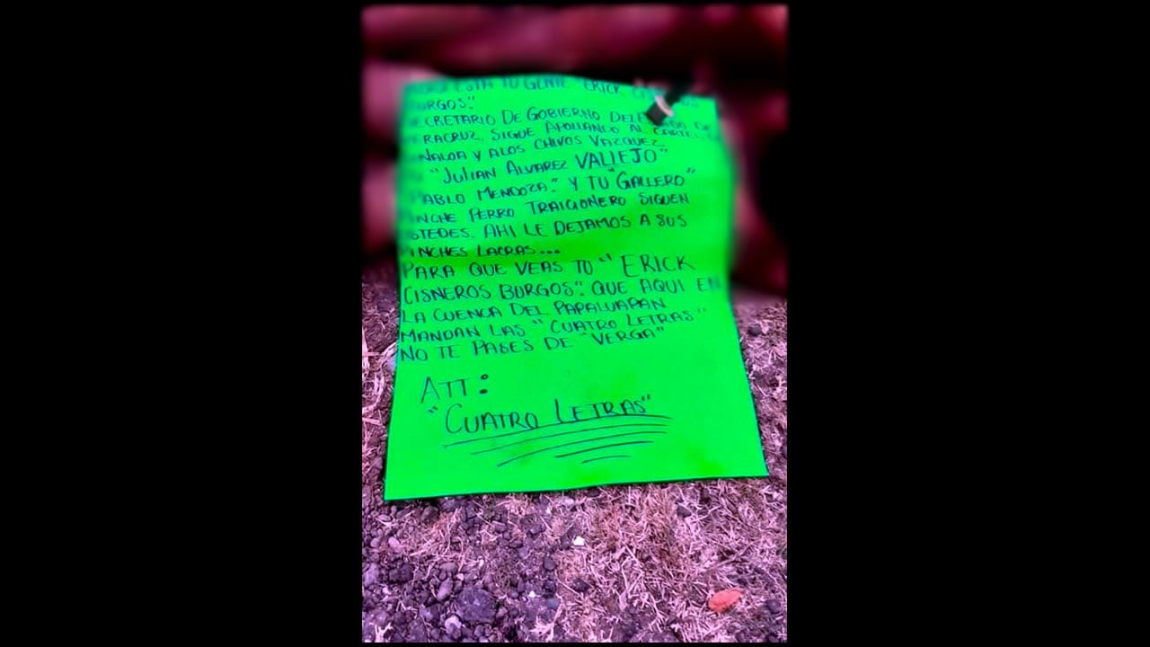 Veracruz: Descubren 9 cuerpos con signos de tortura y mensaje del CJNG