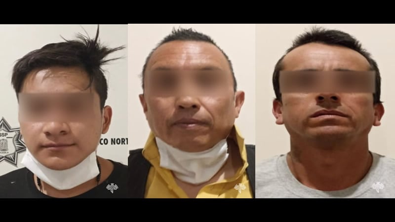 Detienen a 3 hombres ne la Central de Abastos por presunto narcomenudeo