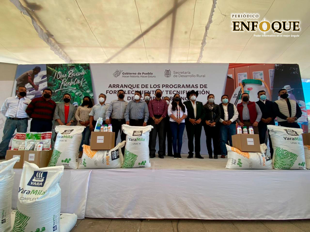 Inicia en Tepeaca la entrega de Programas para el Campo Poblano; se beneficiarán 53 mil productores en todo el estado  