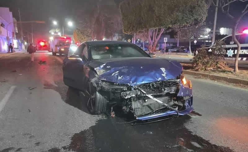 Acusan a hijo y sobrino del edil de Tehuacán de haber provocado aparatoso accidente en estado de ebriedad