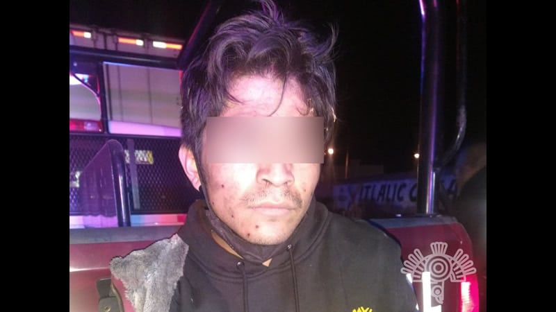 Policía detiene aun presunto asaltante de transporte de carga en la autopista México-Puebla