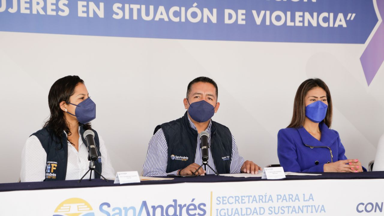Ayuntamiento de San Andrés Cholula buscará proteger a las mujeres víctimas de violencia  