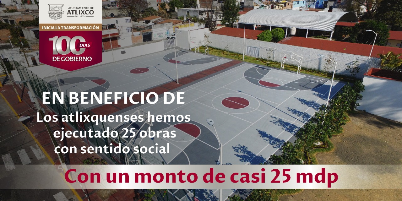 En tan solo 100 días, Ariadna Ayala ha ejecutado obras con sentido social.