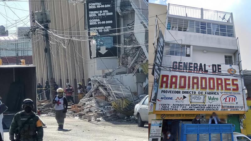 Así lucía el edificio que explotó en la Diagonal; tras la tragedia solo quedan escombros