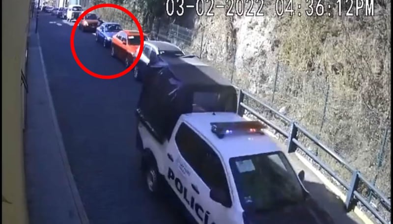 "Inseguridad en aumento": en segundos roban un vehículo en pleno centro de San Pedro Cholula