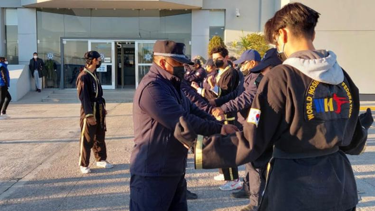 En San Andrés Cholula concluyó la capacitación de especialistas en artes marciales a Policías Municipales 