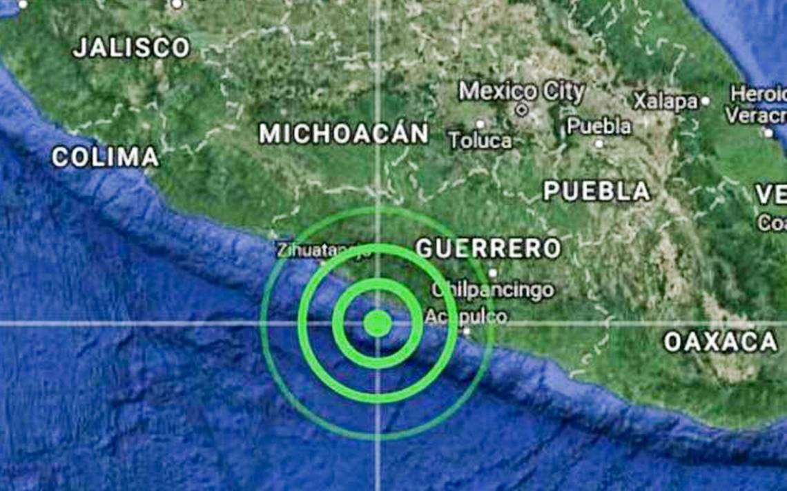 Sismo magnitud 4.3 en Guerrero se percibió en zonas de CdMx