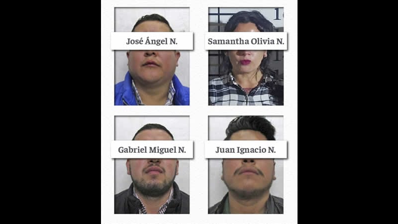 Detienen a 4 personas por extorsión en Teziutlán; dos eran agentes de las Fiscalía de Puebla