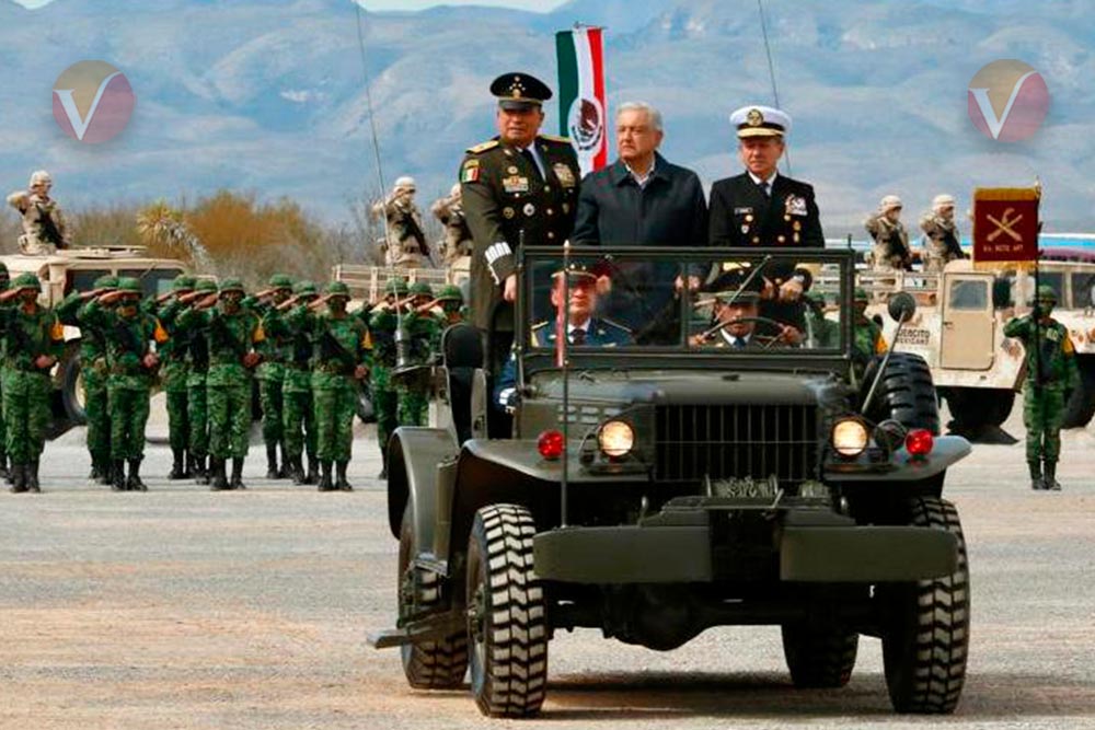 Encabezó AMLO el 109 aniversario del Ejército en Coahuila