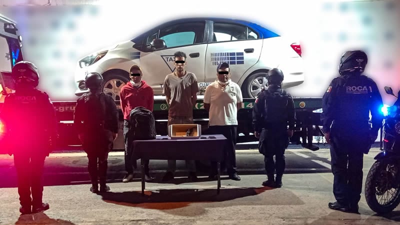 Detienen a 3 integrantes de "Los Chimpas"; dedicados al robo y asalto en Cholula y Cuautlancingo