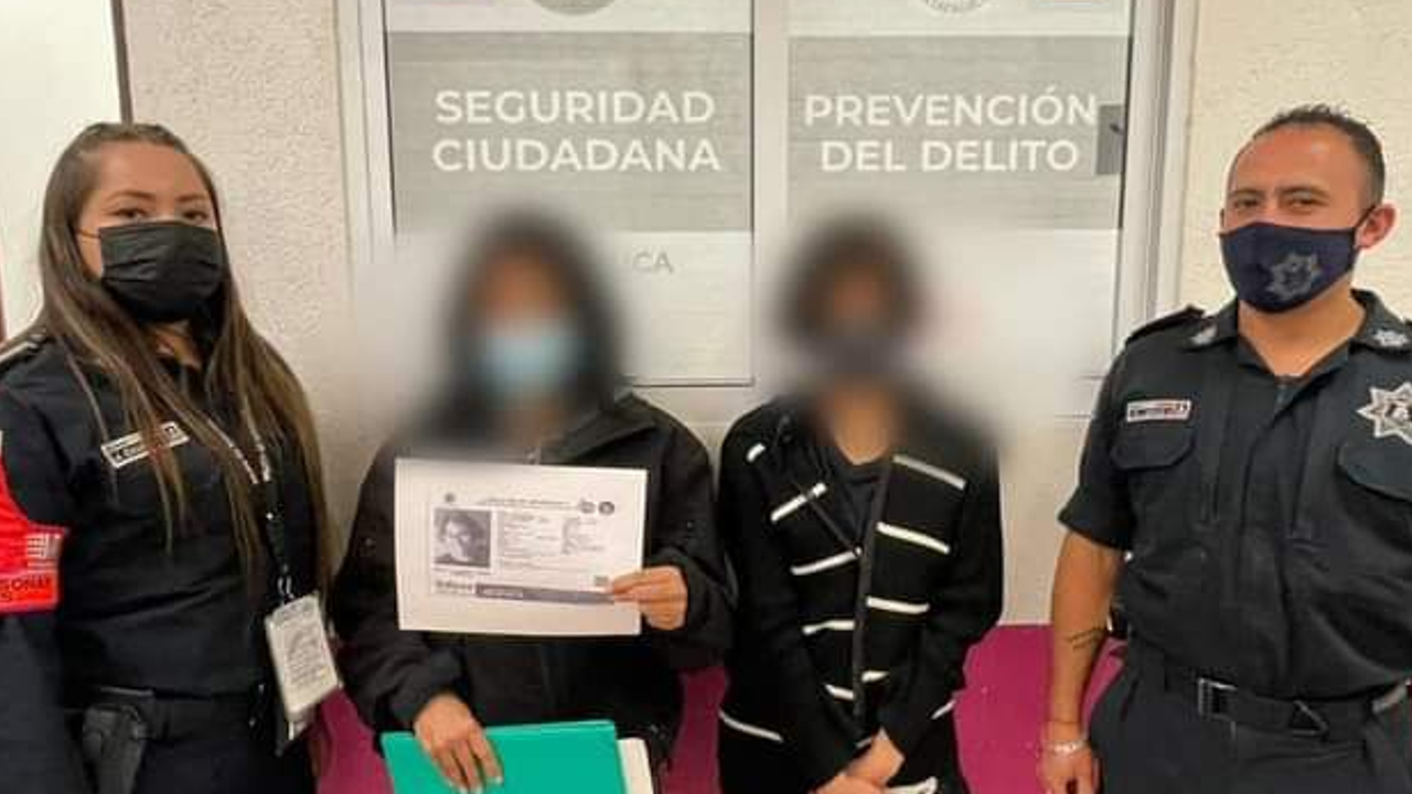 Policía de San Pedro Cholula logró localizar a una chica menor de edad extraviada en el EdoMex
