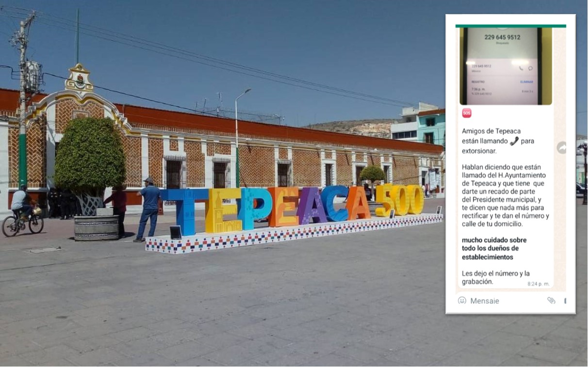 Alertan a la ciudadanía de Tepeaca por llamadas de extorsión    