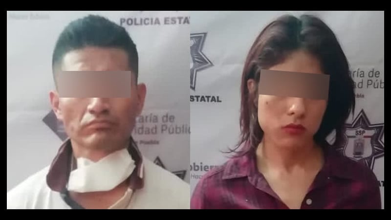 Policía detiene a una pareja por posesión de drogas en Tepexi de Rodríguez